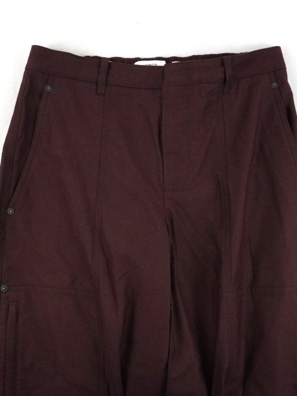 Vince Utility Trousers in Cherry Night Red - Women's Size US 4 (V075822378) NWT - Picture 4 of 9